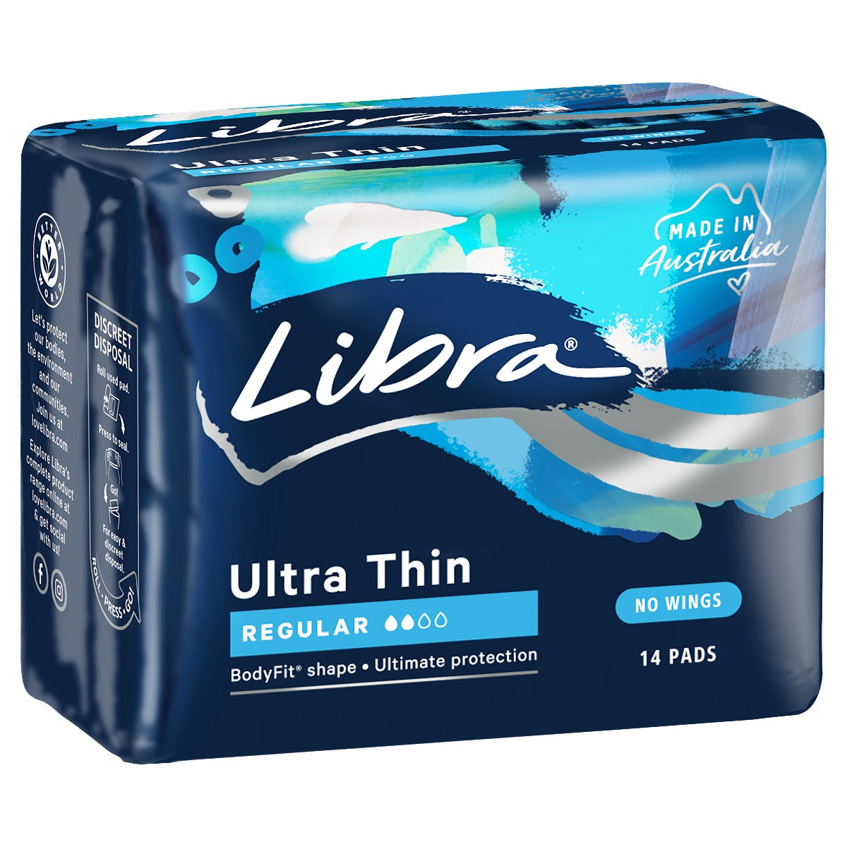Libra Ultra Thin Pads No Wings Regular 2321038