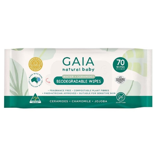 GAIA Plant-Based 99.5% Pure Water Wipes 4687-SRT