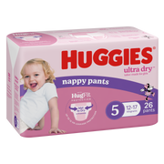 Huggies Nappy Pants Ultra Dry Walker Size 5 Girl 12-17 kg 12285