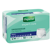 Depend Underwear Expert Care Maxi Unisex Small/Medium 71-102ml 2100ml White 20016