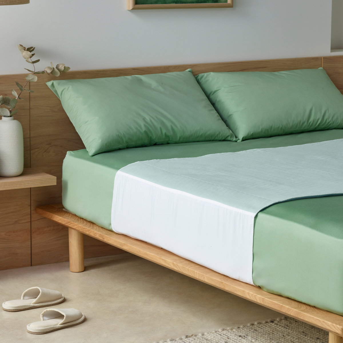 Staydry Bedpad Boss 40 With Wings Single 90X100cm 2500ml Aqua