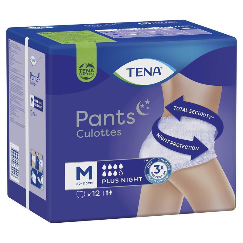Tena Proskin Pants Unisex Plus Night Medium 80-110cm 7 Drops 796514