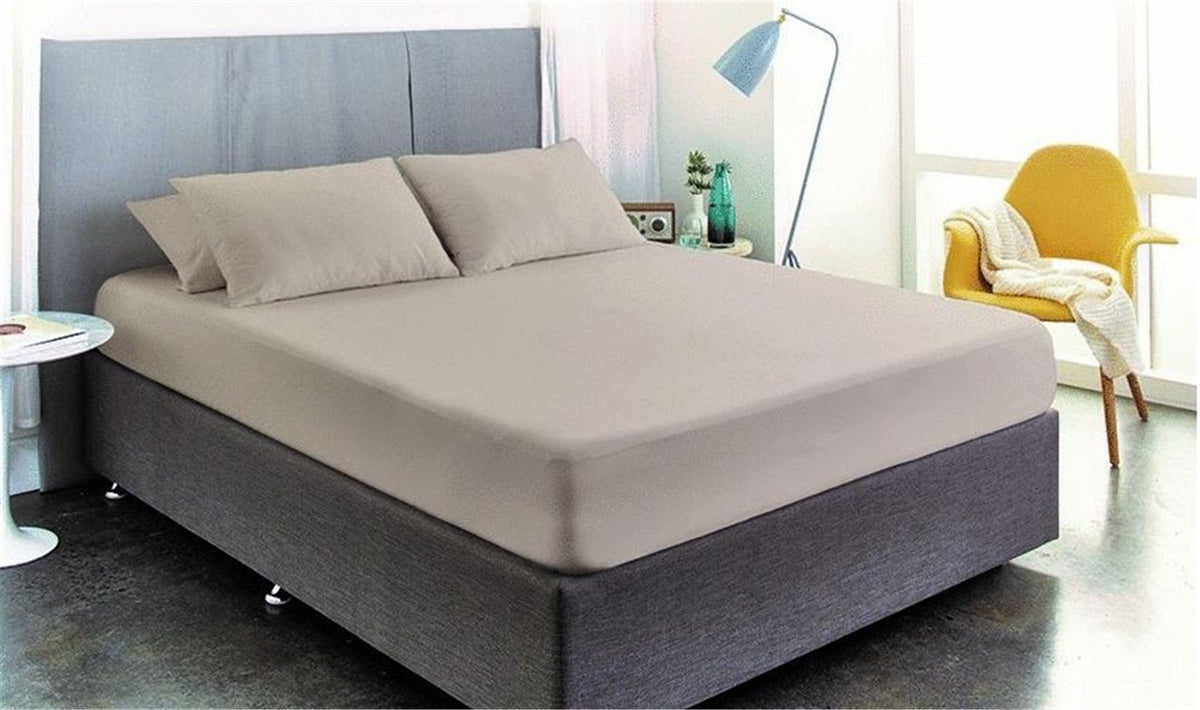 Protect-A-Bed Fusion Latte Fitted Sheet - Single
