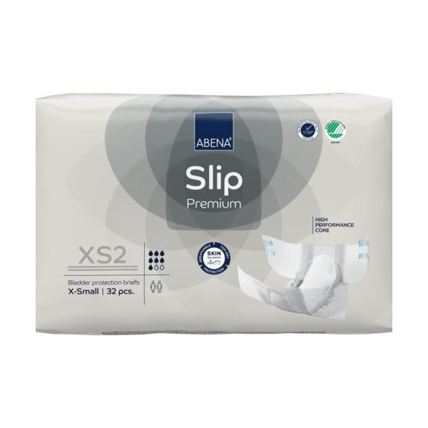 Abena Slip XS2 Unisex Briefs Extra Small 50-60cm 7 Drops 1400ml 1000021280