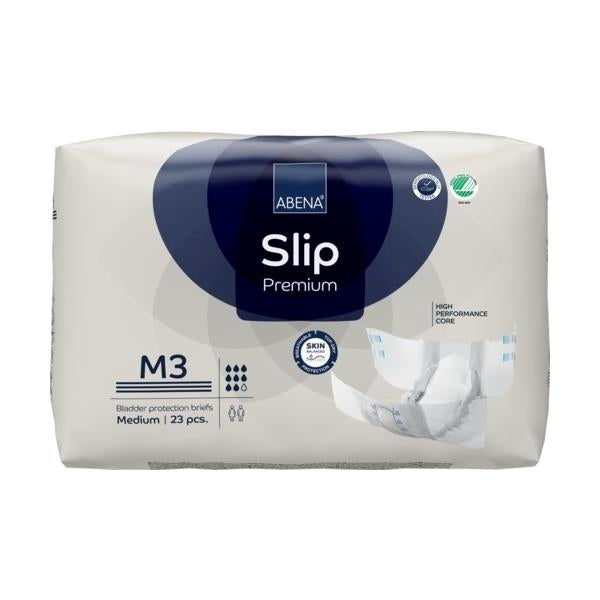 Abena Slip M3 Unisex Briefs Medium 70-110cm 8 Drops 3100ml 1000021286