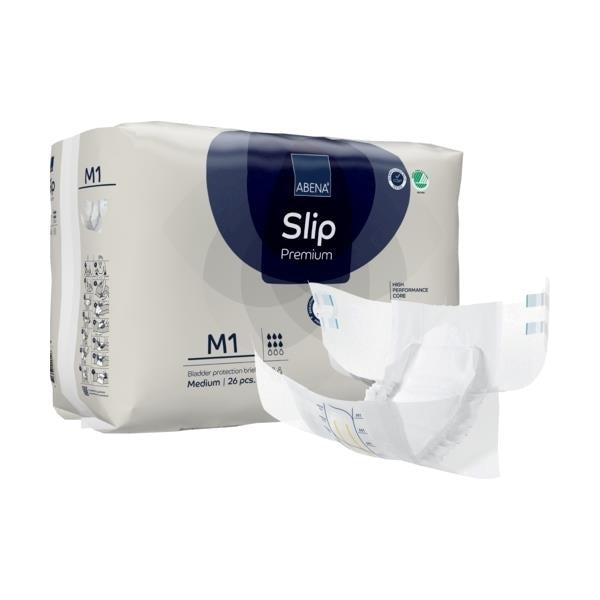 Abena Slip M1 Unisex Briefs Medium 70-110cm 6 Drops 2000ml 1000021284