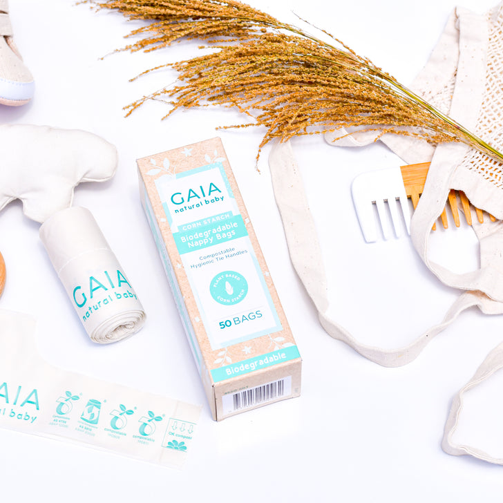 GAIA Natural Baby Biodegradable Nappy Bags 4650-SRT