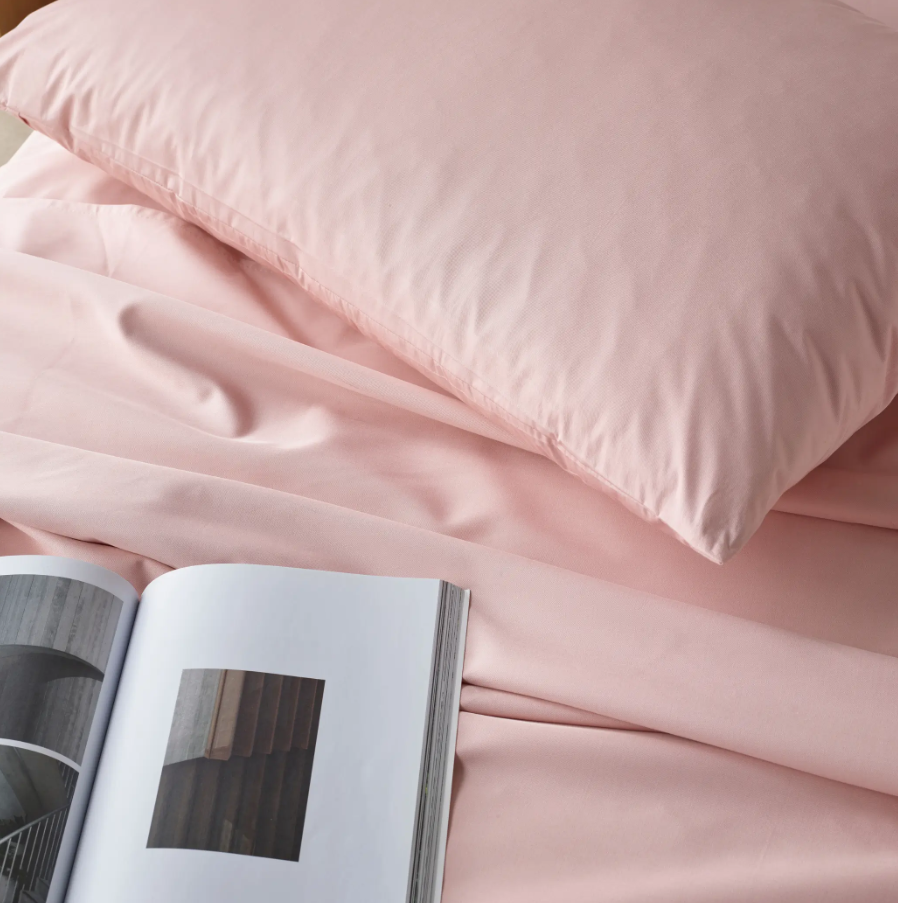 Staydry Bamboo Waterproof Sheet Set Blush King Single Bed STAYWPSSBHKS