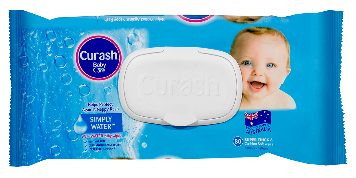 Curash Simply Water Baby Wipes