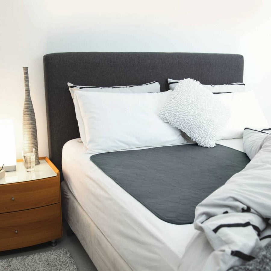 Conni Bed Pad No Tuck Ins 85x95cm 2500ml Waterproof Charcoal CCD-085095-25-1CH