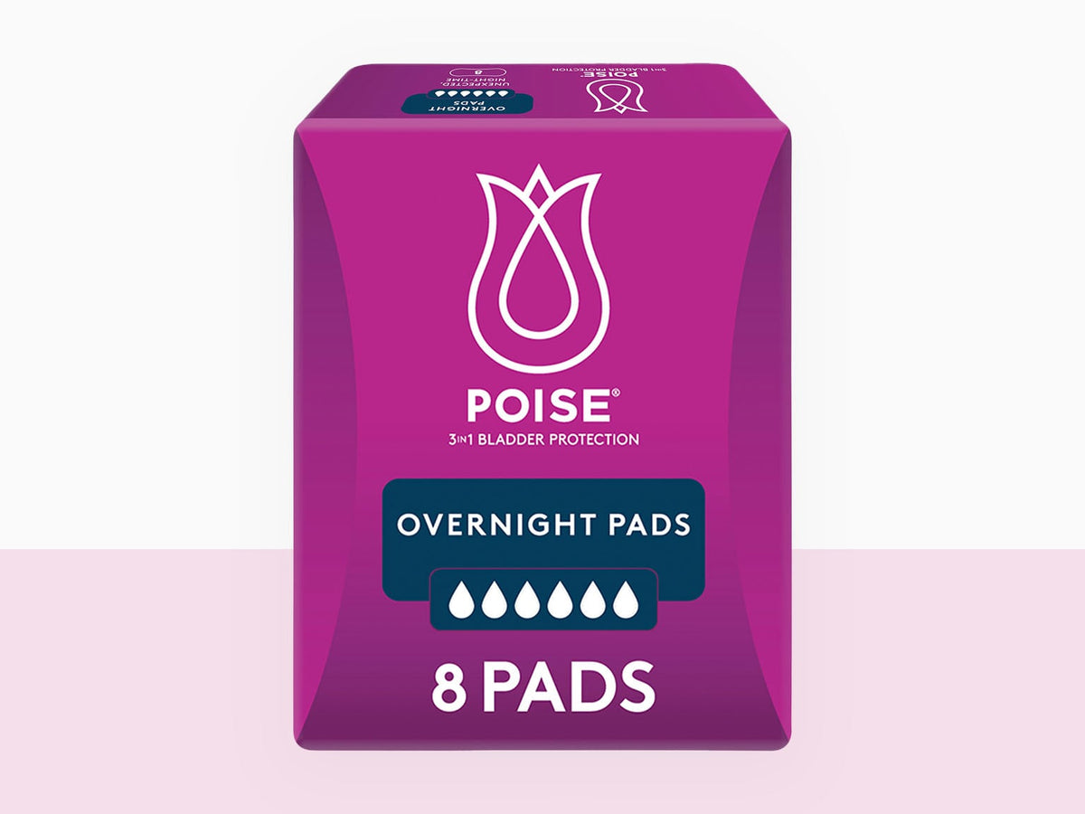 Poise Pads Overnights 400x130mm Female 500ml 400mm White