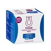 Poise Thin & Discreet Pads Female Regular