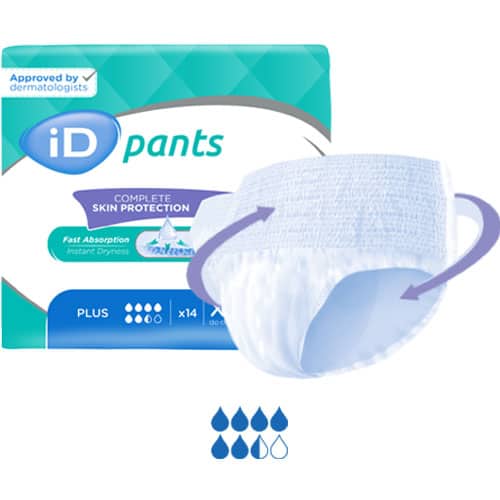 ID Pants Plus XL Unisex Extra Large 130-170cm 1375ml IDS62421114