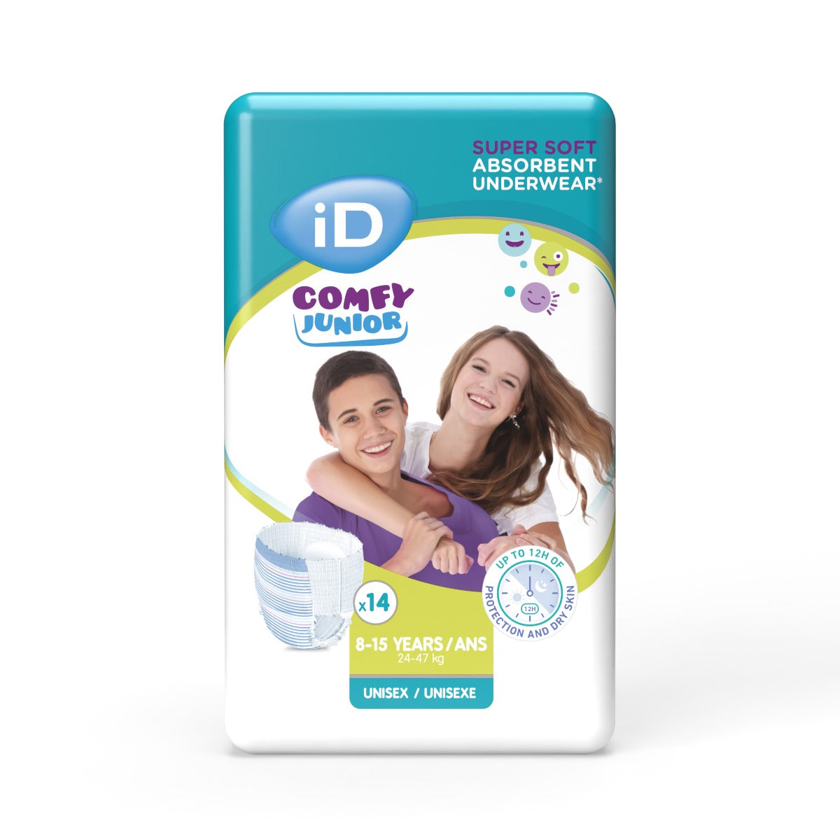 iD Comfy Junior Pants Unisex 25-37 Kg 8-11 Years 50-70cm IDJ41321414