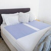 Conni X-wide Reusable 153x85cm Mauve Bed Pad with Tuck-ins 2500ml