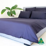 Waterproof Doona Cover Single 140x210cm Navy Minappi DCOVER-S-NVY