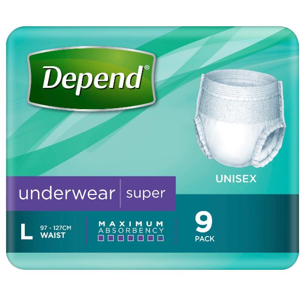 Depend Underwear Super - Large 19616