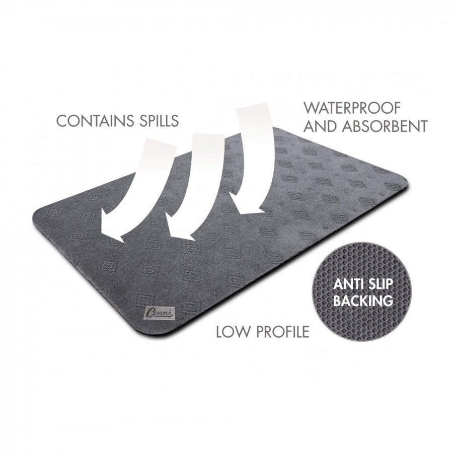 Anti-Slip Floor Mat 50x115cm Mid Runner - Pebble Conni 99-050115-00-1PE
