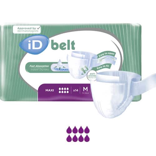 ID Expert Belt Maxi Unisex Briefs Medium 70-115mm 2900ml 5700280140