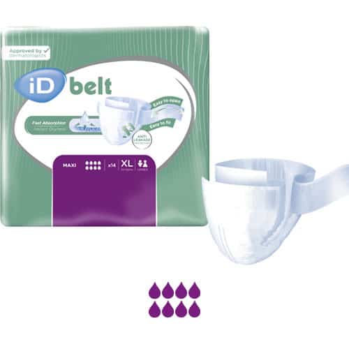 iD Expert Belt Briefs Maxi Unisex 115-150cm Extra Large 3400ml 5700480140