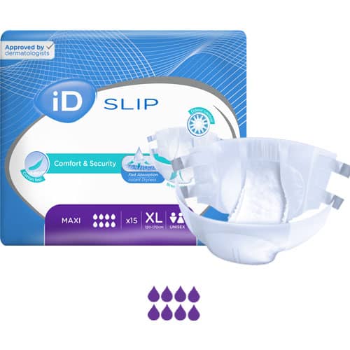 iD Slip Maxi Unisex Extra Large 120-170cm 4500ml 5630480150