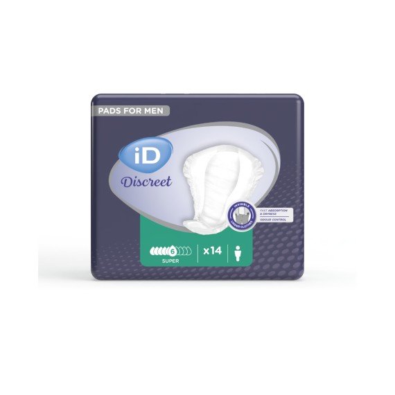 ID Discreet Pouch Super Pads for Mens 750ml IDD31331914