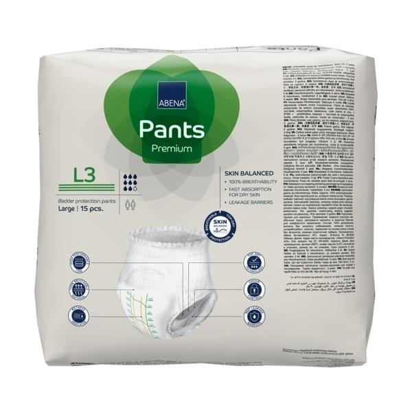 Abena Pants L3 Unisex 100-140cm 2400ml SA1000021327