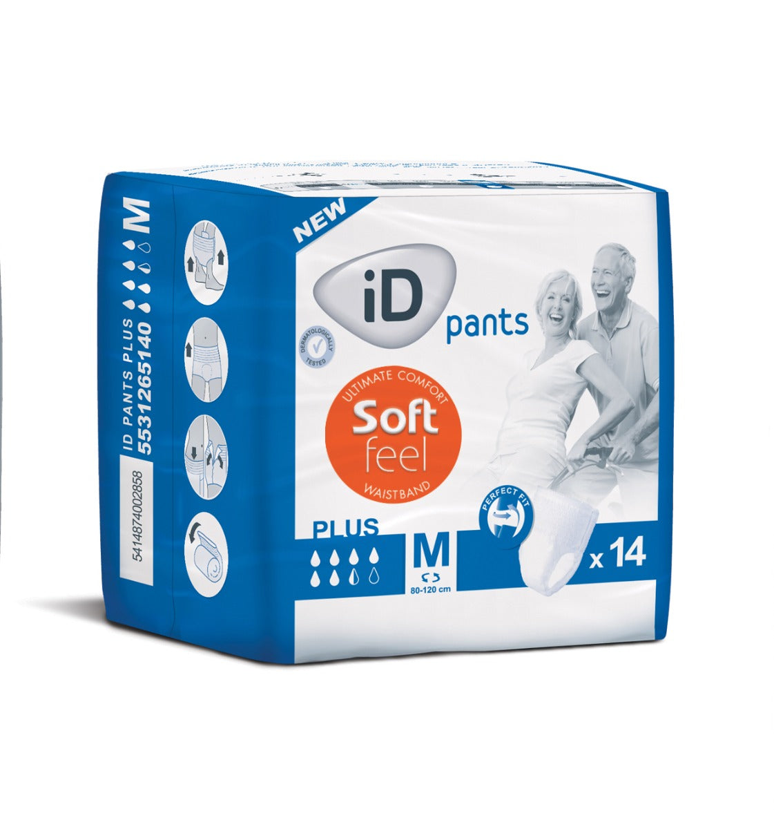 ID Soft Feel Unisex Pants Medium 6.5 Drops 80-120cm 1460ml 5531265149