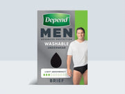 Depend Men Washable Incontinence Underwear 100ml