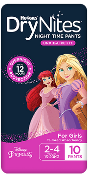 Huggies DryNites Girls Pyjama Pants 2-4 13-20kg 21490
