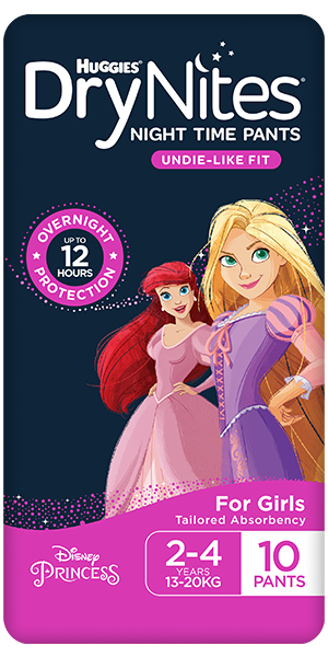 Huggies DryNites Girls Pyjama Pants 2-4 13-20kg 21490