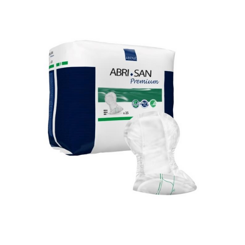 Abri-San Pad Unisex Premium 9 730x370mm Unisex 2400ml White/Green Stripe SA9384