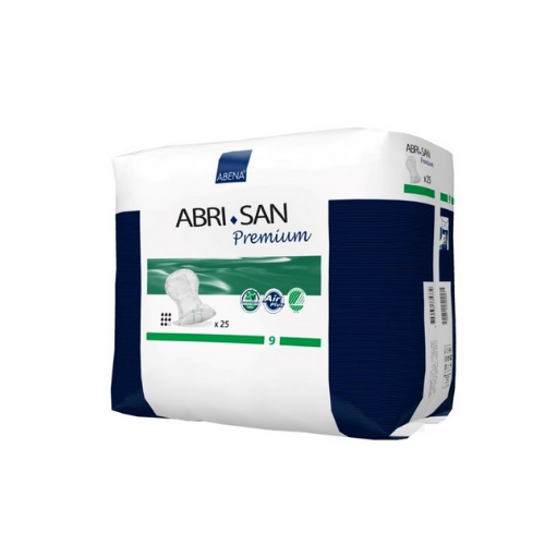Abri-San Pad Unisex Premium 9 730x370mm Unisex 2400ml White/Green Stripe SA9384