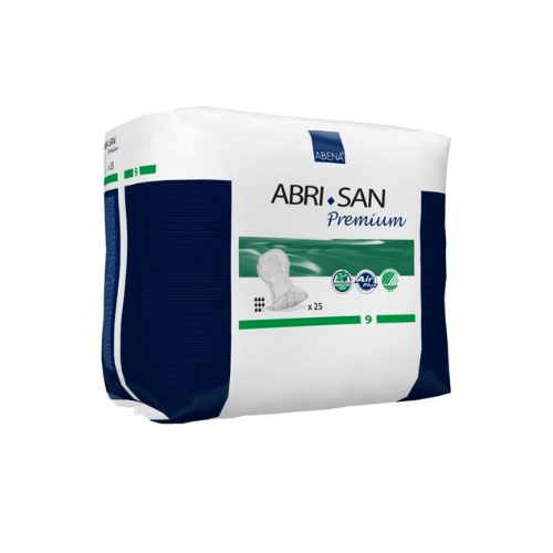 Abri-San Pad Unisex Premium 9 730x370mm Unisex 2400ml White/Green Stripe SA9384