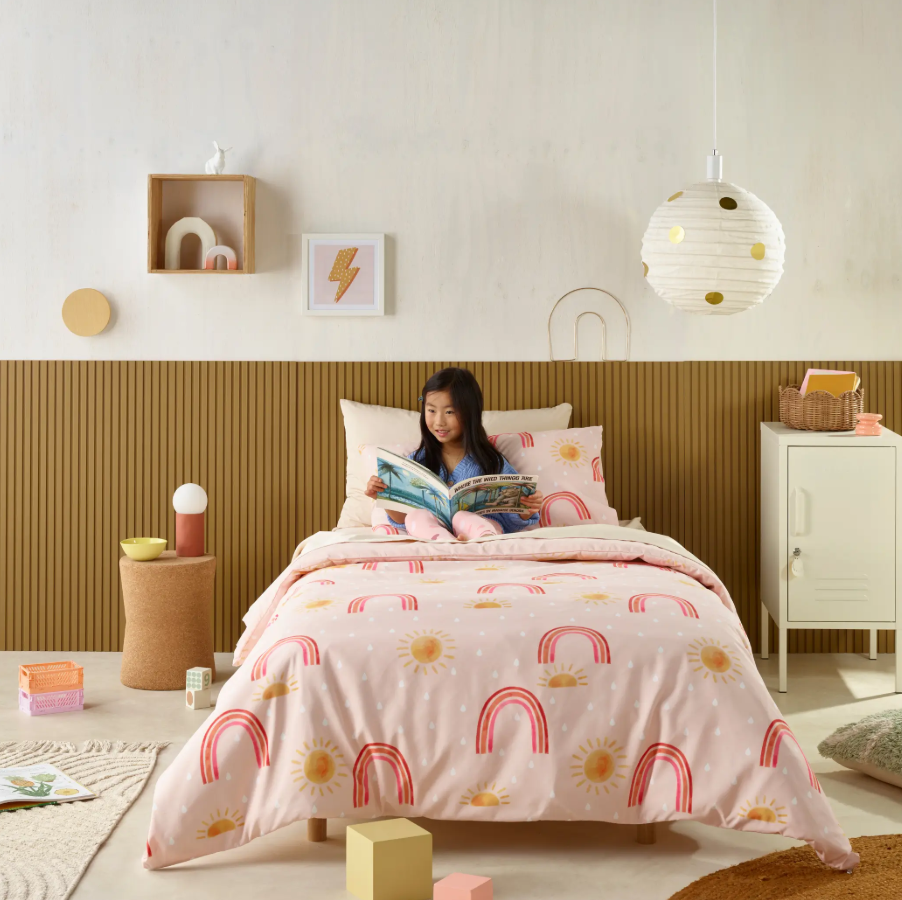 Staydry Kids Water Resistant Quilt Cover With Pillow Set