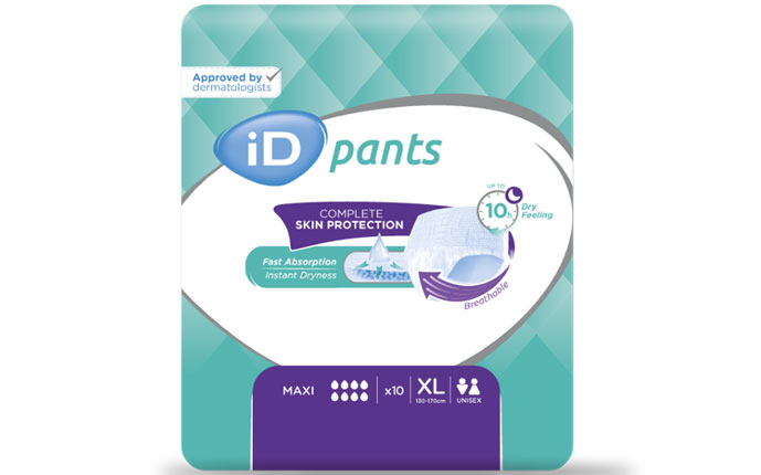 iD Sensitive Pants Maxi Extra Large XL 130-180cm Unisex 2200ml IDS61441110