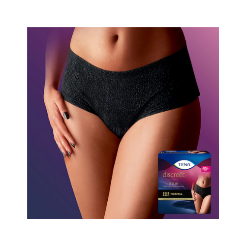 TENA Discreet Normal Low Waist Noir Incontinence Pants