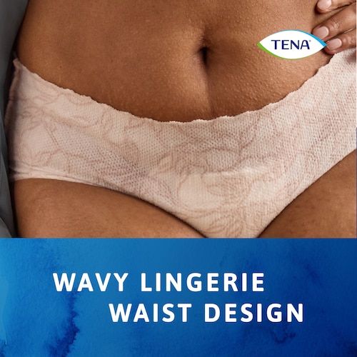 TENA Discreet Plus Low Waist White Incontinence Pants
