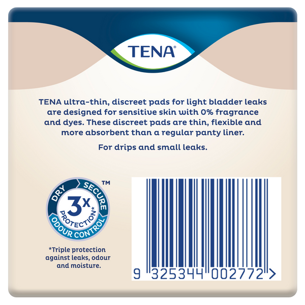 TENA Discreet Ultra Thin Standard Length Pads