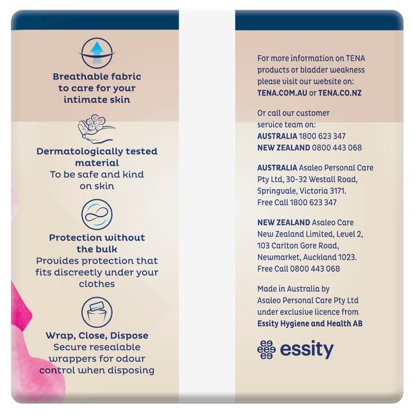 TENA Discreet Ultra Thin Standard Length Pads