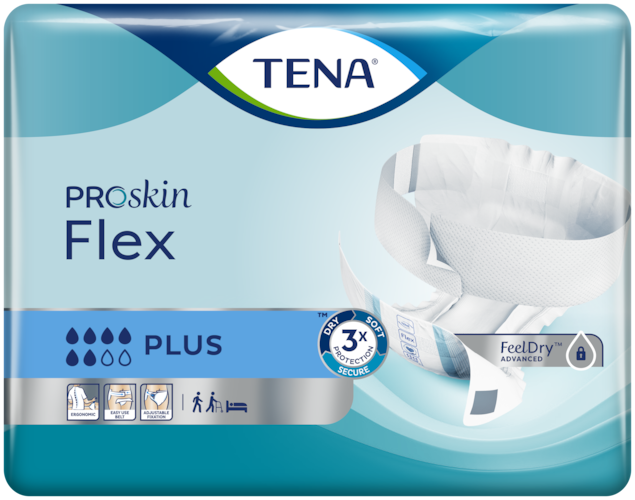 Tena Flex Proskin Plus Unisex Small 61-87cm 1065ml 730437