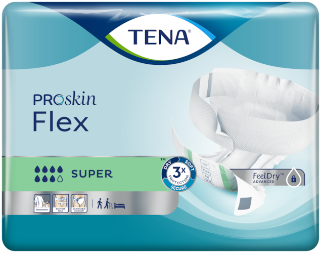 Tena Flex Proskin Super Unisex Extra Large 105-153cm 2034ml 724980