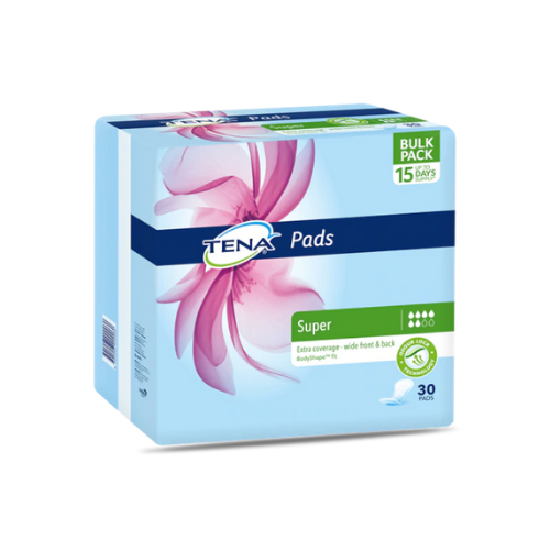 TENA Super Extra Long Incontinence Pads 600 mL