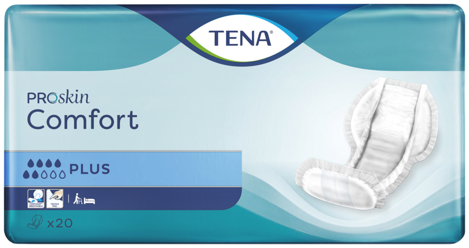 TENA ProSkin Comfort Plus Incontinence Pads 1600 mL