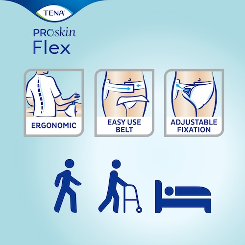 TENA ProSkin Flex Maxi Belted Incontinence Briefs