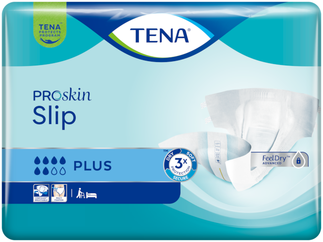 Tena Proskin Slip Plus Medium M 73-122cm Unisex 1365ml 370100