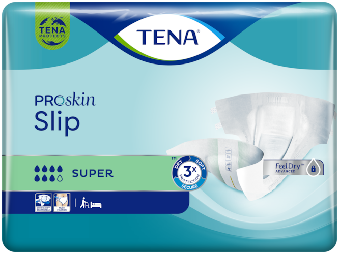 Tena Slip Super Unisex Large 92-144cm 7 Drops 1867ml 370000