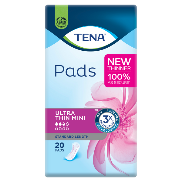TENA Ultra Thin Mini Incontinence Pads 165 mL