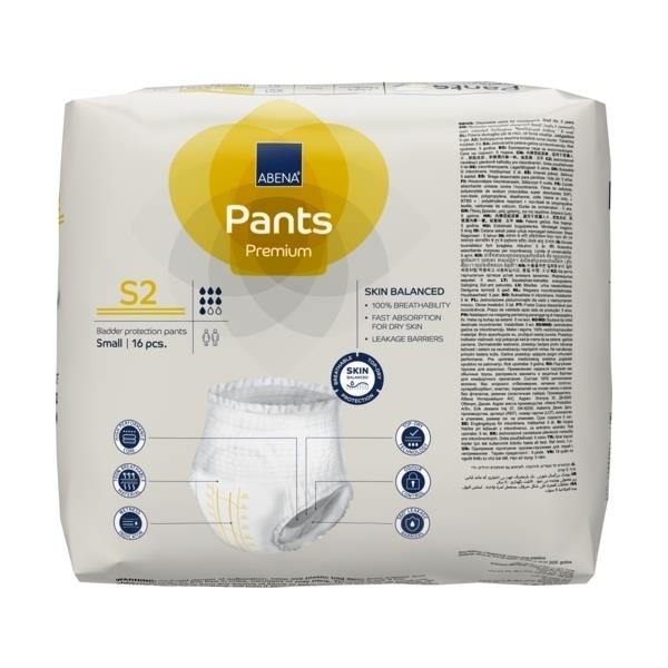 Abena Pants S2 Unisex Small 60-90cm 1900ml SA1000021319